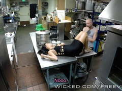 Wicked - Gianna Nicole fucks her boss in the kitchen